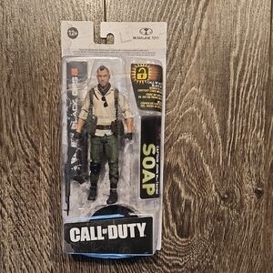 MCFARLANE CALL OF DUTY CAPTAIN JOHN MACTAVISH SOAP ACTION FIGURE NEW